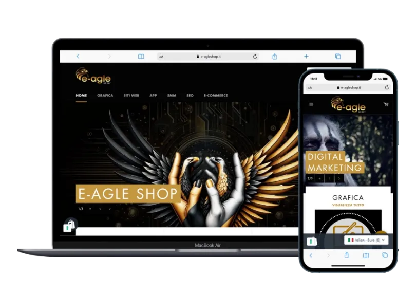 E-agle Shop - E-commerce strumenti digitali.