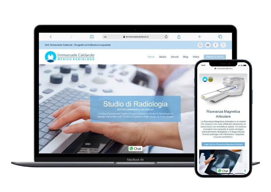 Dott. Emmanuele Caldarulo - Ecografie ed infiltrazioni ecoguidate - Sassari e Alghero.