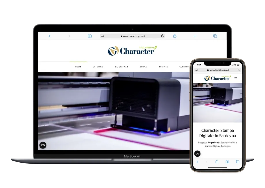Character Green Sassari - Stampa digitale Sardegna